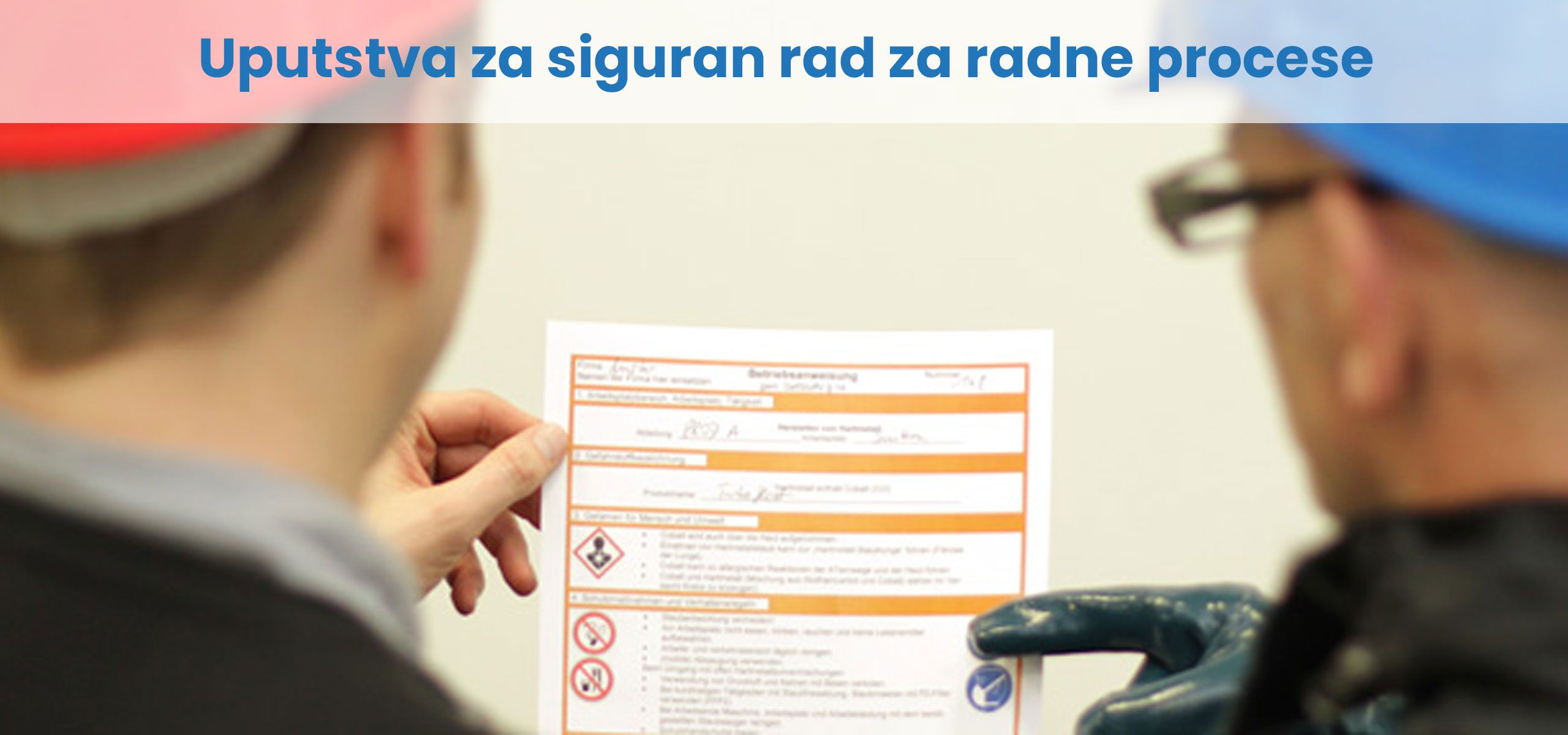 Uputstva za siguran rad za radne procese